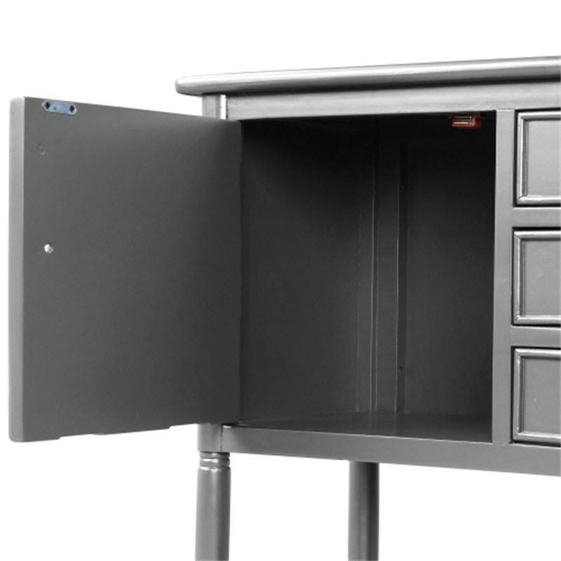 Blue Console Table with 3 Drawers H7319