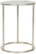 Silver/Grey Glass Top Accent Table A430626