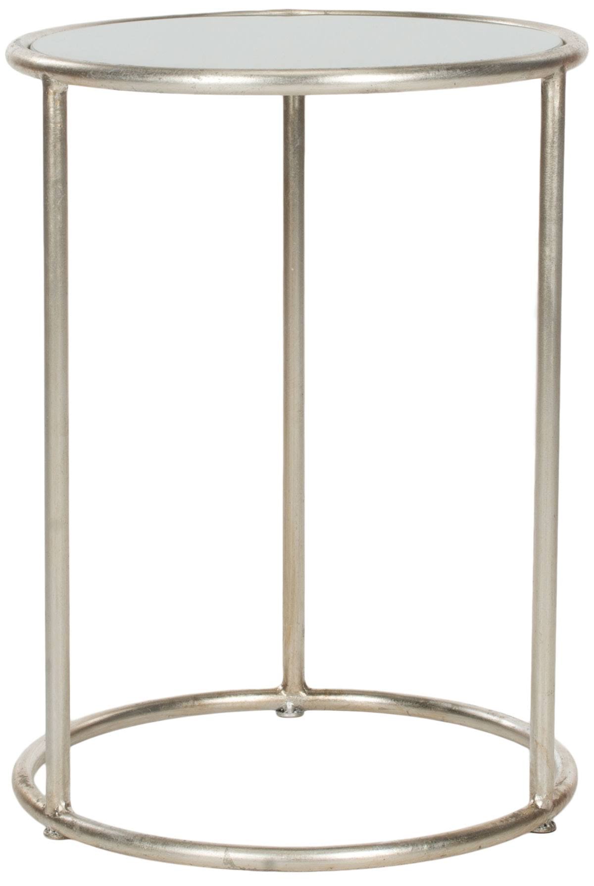 Silver/Grey Glass Top Accent Table A430626