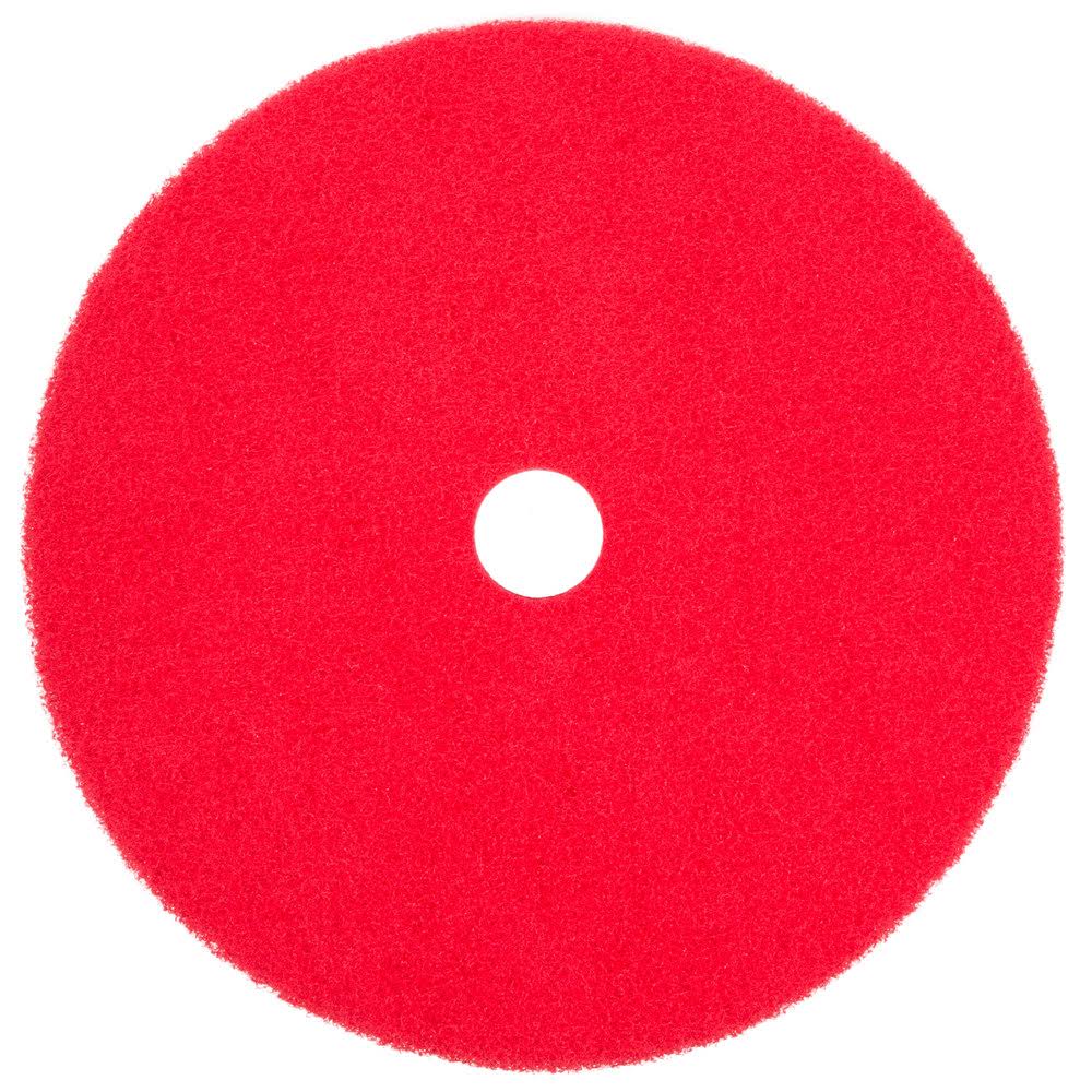 Red Buffing Floor Pad - 5/Case P95722