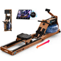 Foldable Solid Wood Rowing Machine D986418