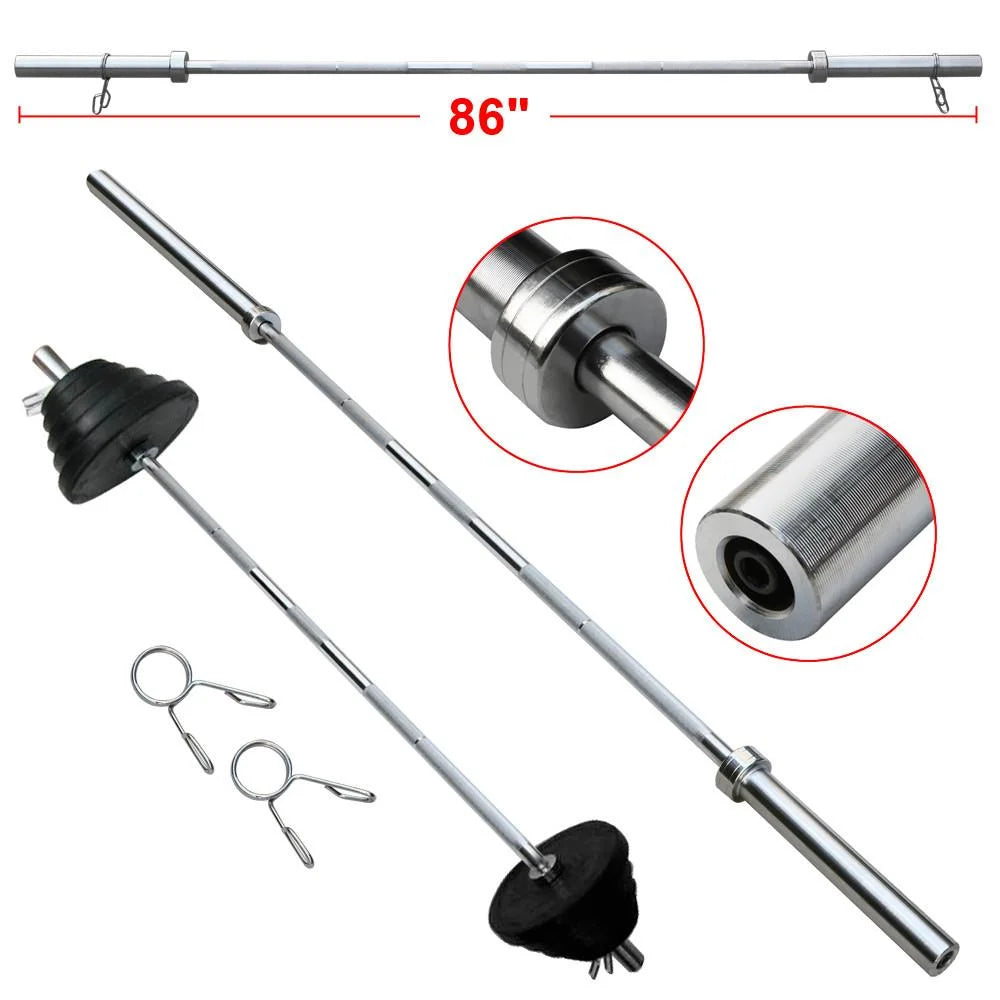 Chrome Olympic Barbell Bar D268