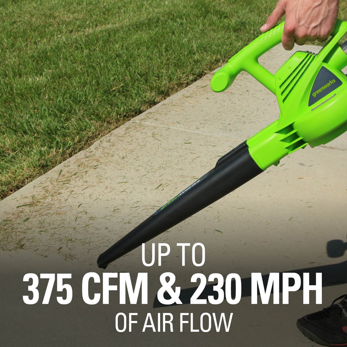 12 Amp 375 CFM Corded Electric Leaf Blower/Mulcher/Vacuum Z893