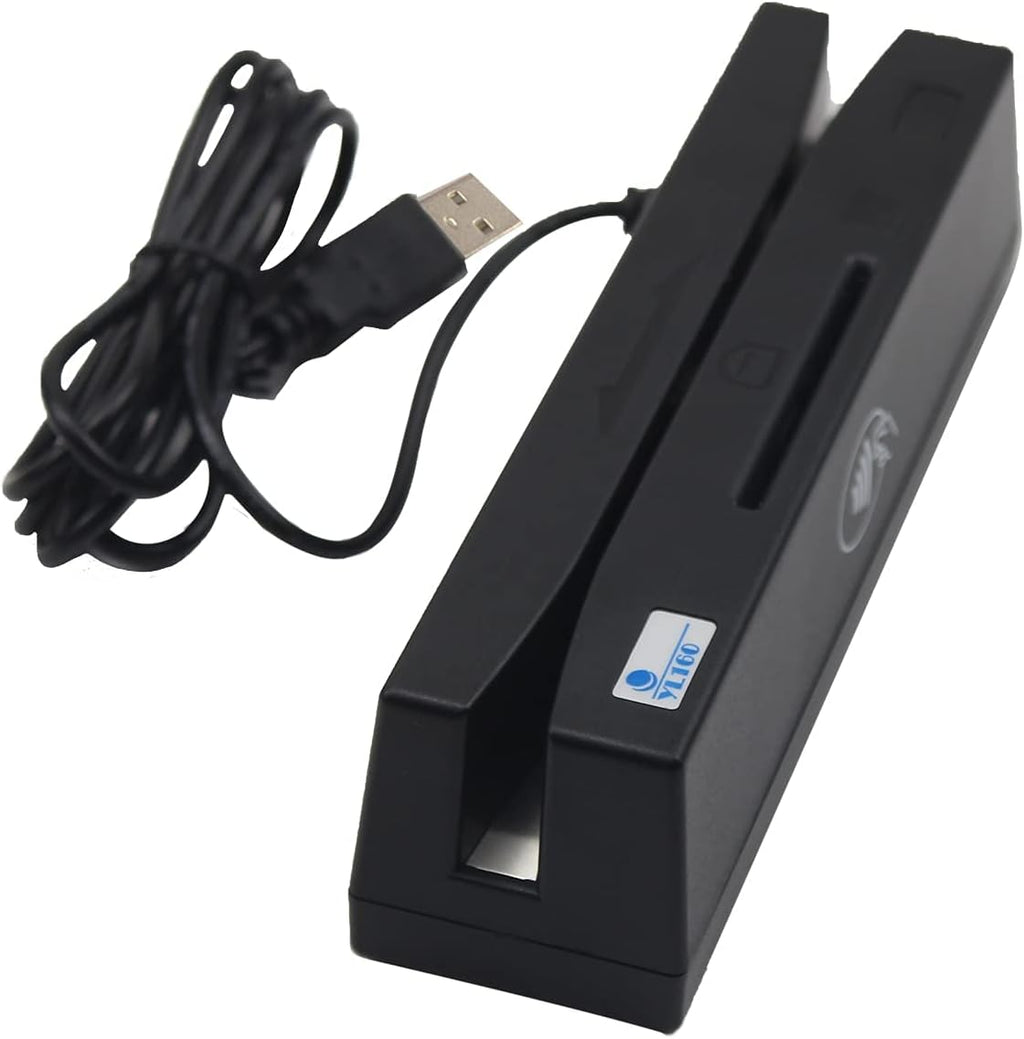 USB 4 in 1 Magnetic Swipe Card Reader with EMV Chip, RFID, PSAM T629