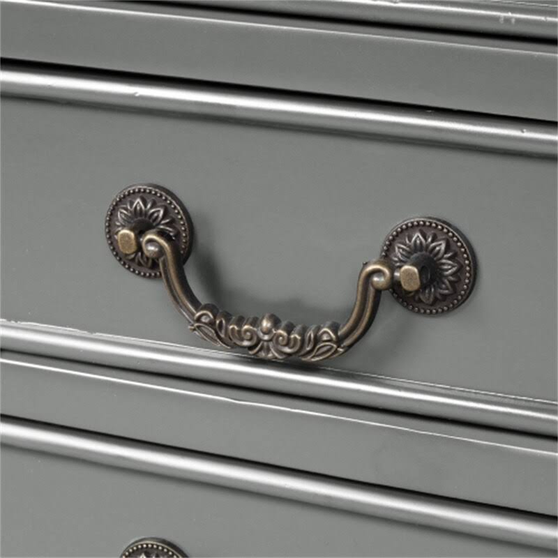 Blue Console Table with 3 Drawers H7319