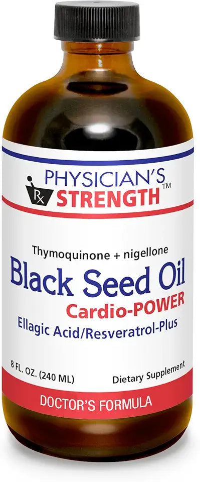 Black Seed Cardio-Power 8 fl oz Non-GMO 48 Servings H909445