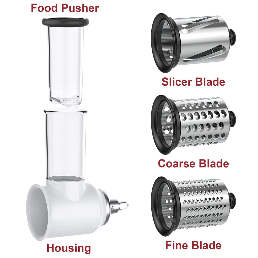 Vegetable Slicer and Cheese Grater Attachment for KitchenAid Stand Mixers S108213