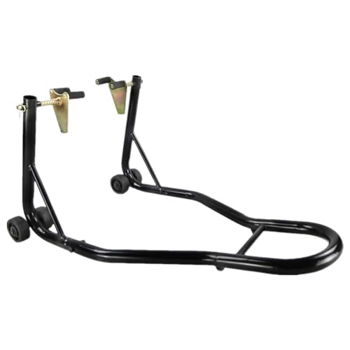 Motorcycle Front Wheel Lift Stand 485LBS Black C8276