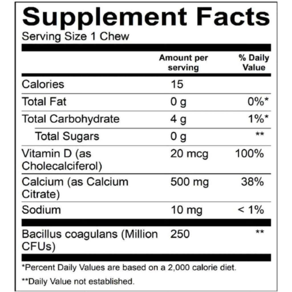 6-Month Supply Bariatric Multivitamin Capsules and Calcium Citrate Soft Chews O92721