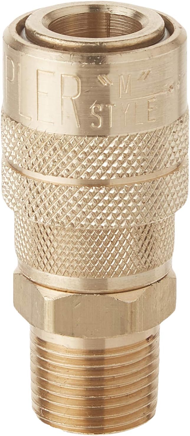 3/8" MNPT M Style Coupler - Box of 10 C618