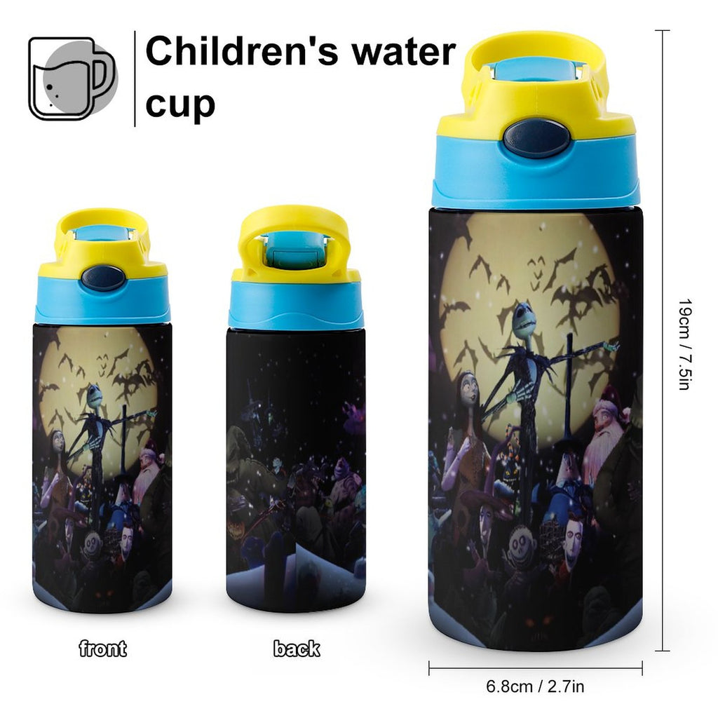 Insulated Stainless Steel Water Bottle with Straw O384