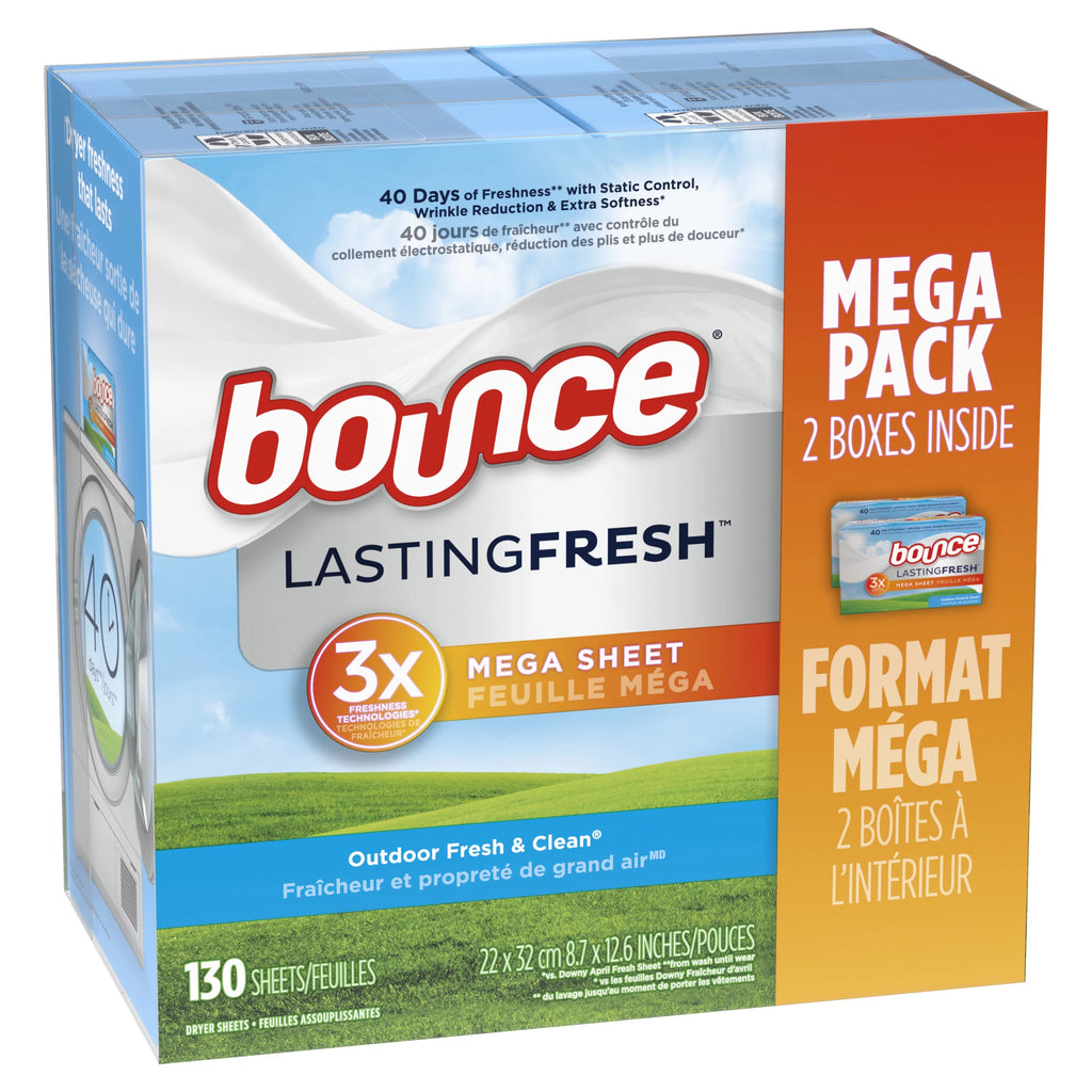 130 ct Outdoor Fresh Fabric Softener Sheets S541247