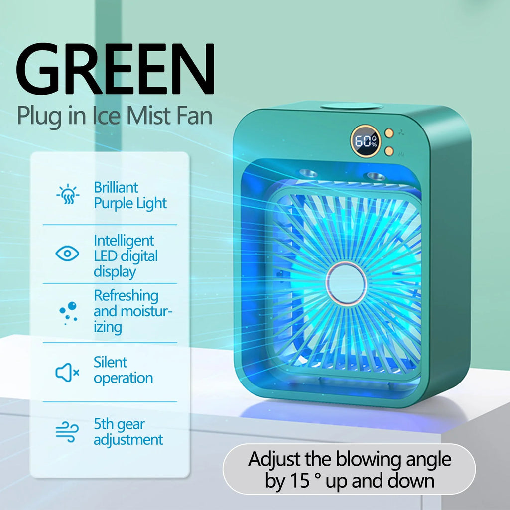 USB Mini Cooler Purification and Humidification Refrigeration Fan L831