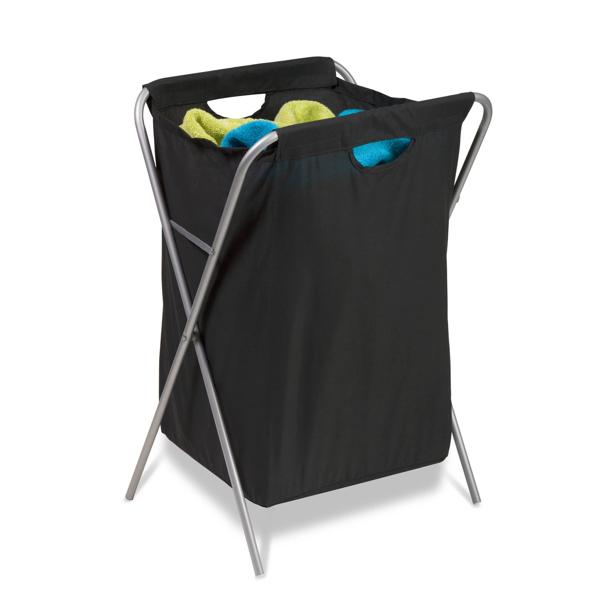 Steel Nylon Folding Laundry Hamper D98282