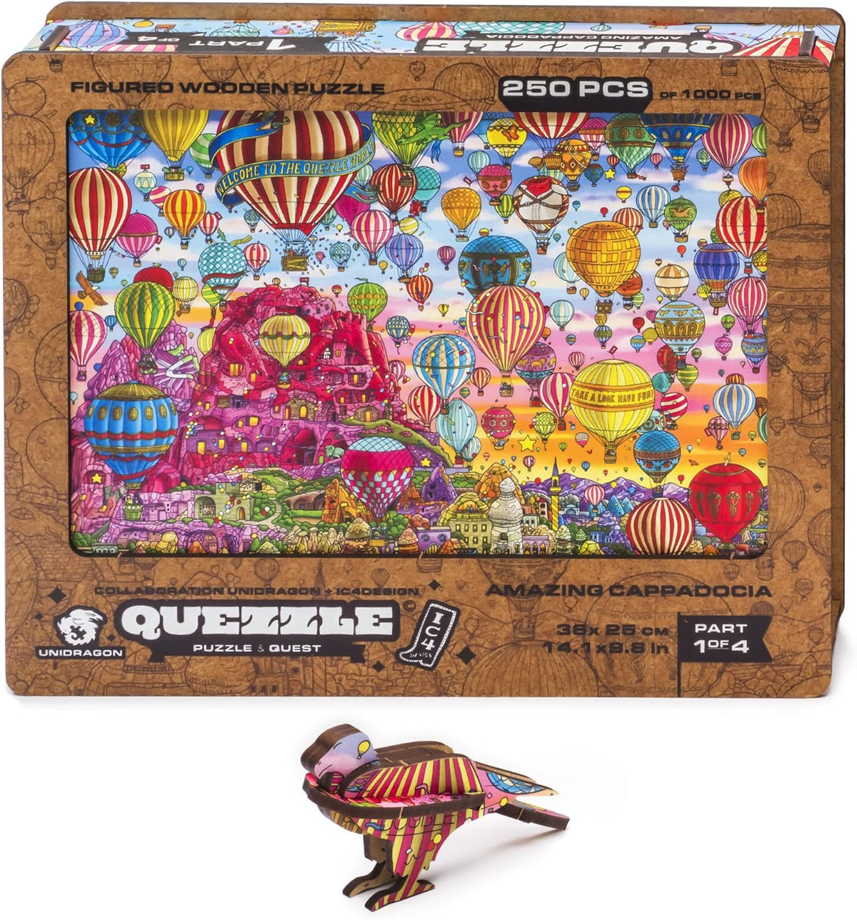 Wooden Jigsaw Puzzle, 250 pcs, 14.1 x 9.8 R422452
