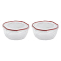 8.10 Quart Plastic Food Storage Bowl Container, 2 Pack H533853