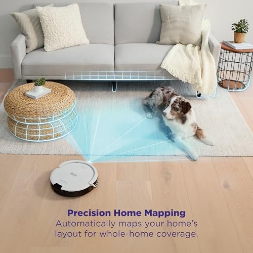 Robot Vacuum and Self-Empty Base with Bagless 60-Day Capacity, Grey T174