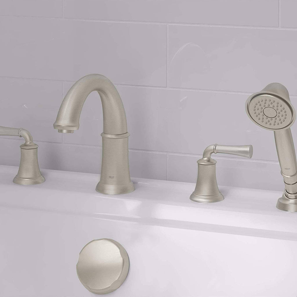 Brushed Nickel Roman Tub Filler with Personal Shower K253