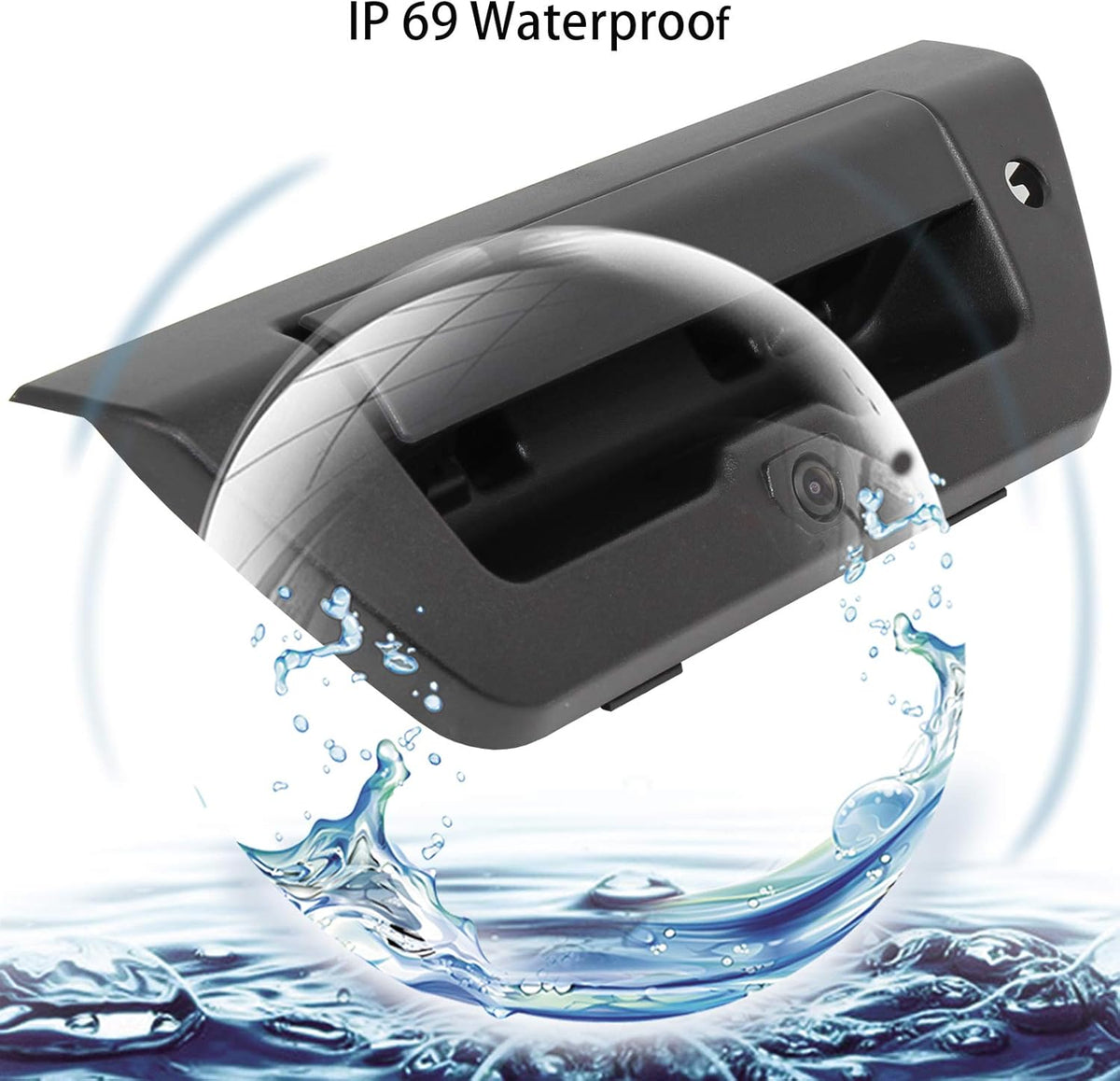 Black Tailgate Handle with Backup Camera O821861