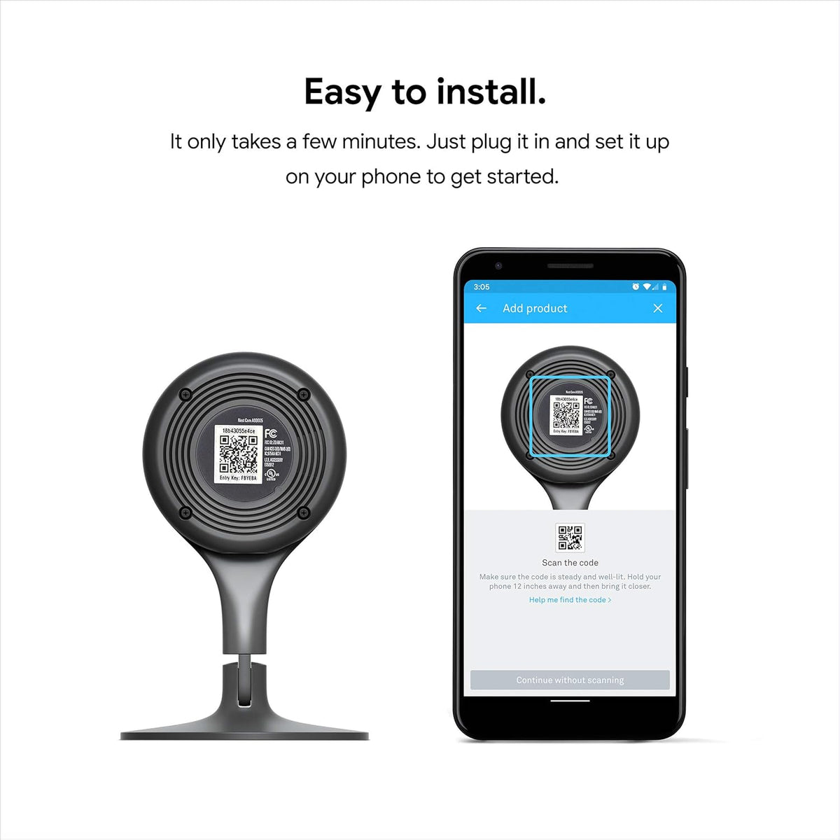 Indoor Security Camera with Night Vision D58175