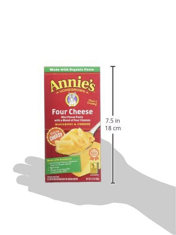 Four Cheese Penne Macaroni and Cheese Dinner with Organic Pasta, 5.5 OZ B801058