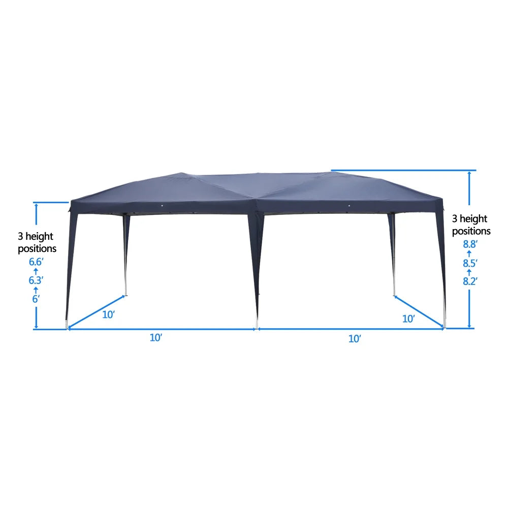 Blue Waterproof Folding Tent with Carry Bag X34647