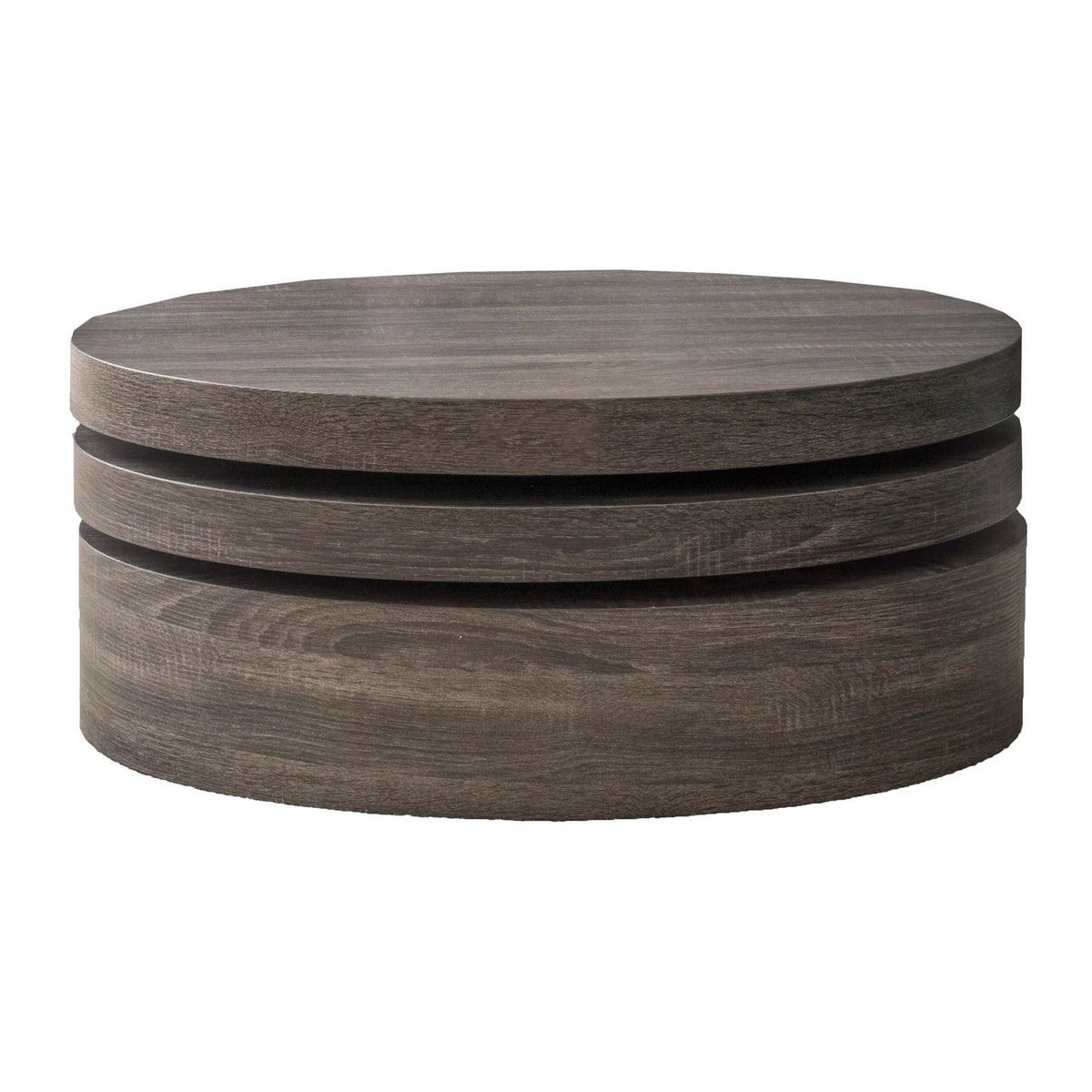 Oval Rotating Wood Coffee Table C88580