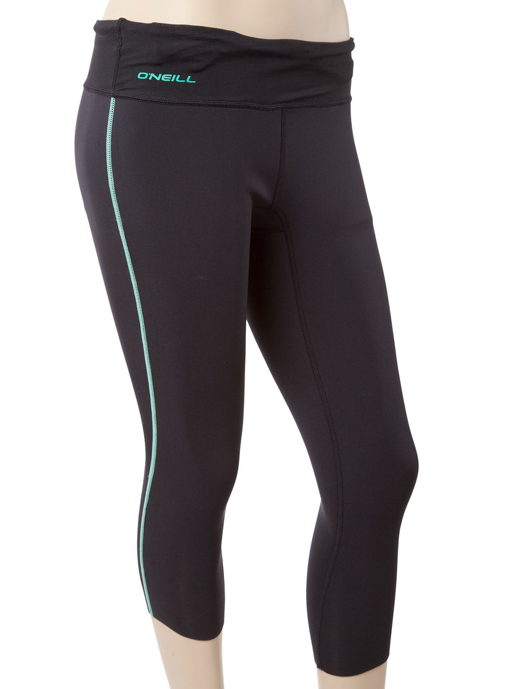 Womens Supertech Neoprene Capri 16 Black/seaglass V516880
