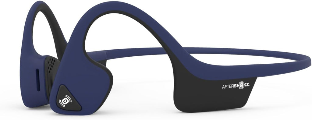 Slate Grey Bone Conduction Wireless Bluetooth Headphones with Reflective Strips V97782