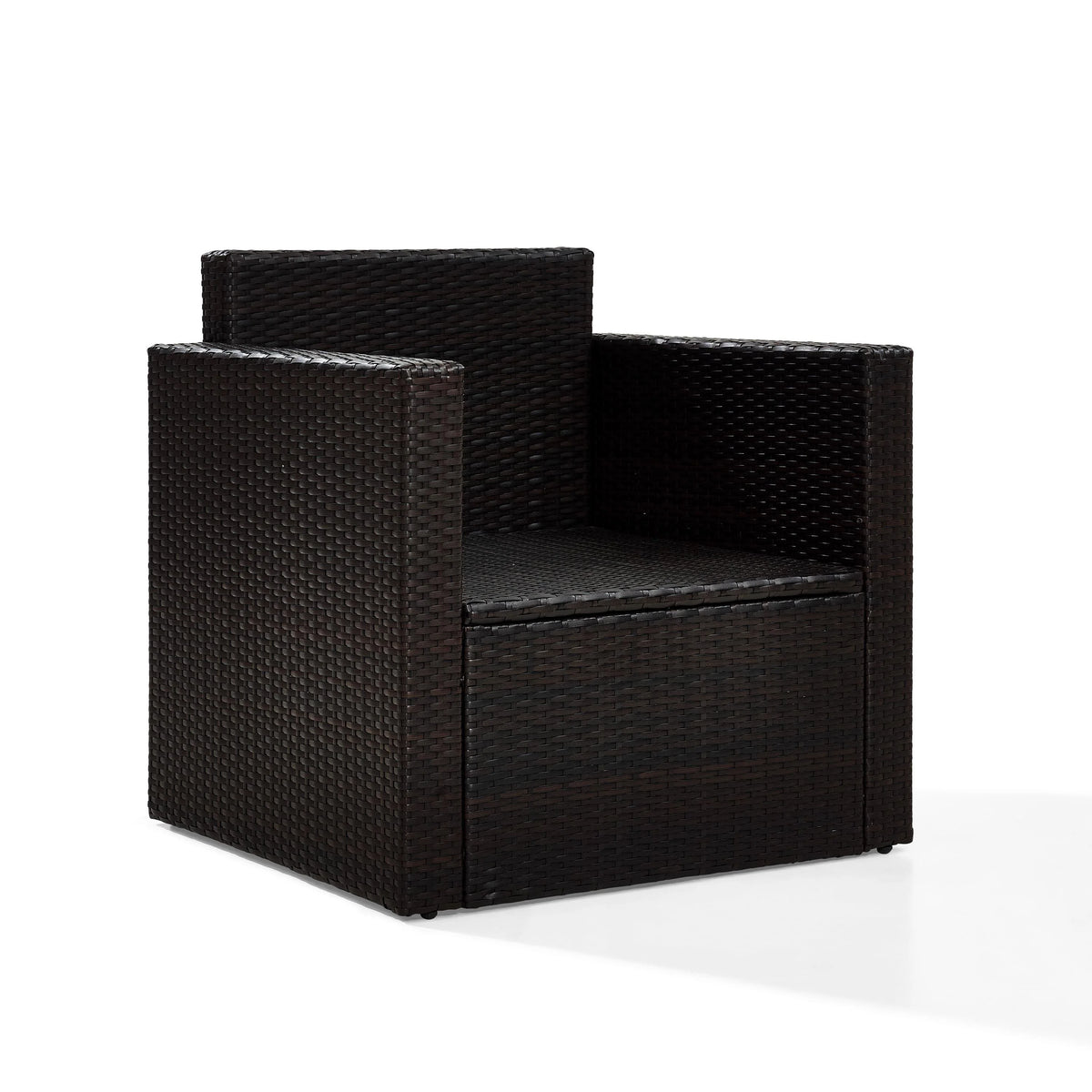 Brown Wicker Patio Arm Chair Z146