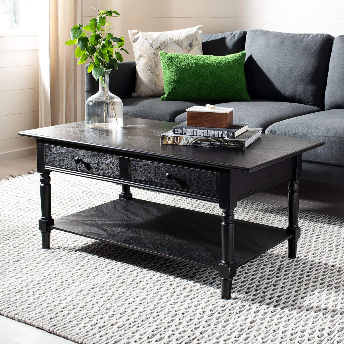 Vintage Grey Coffee Table O410216