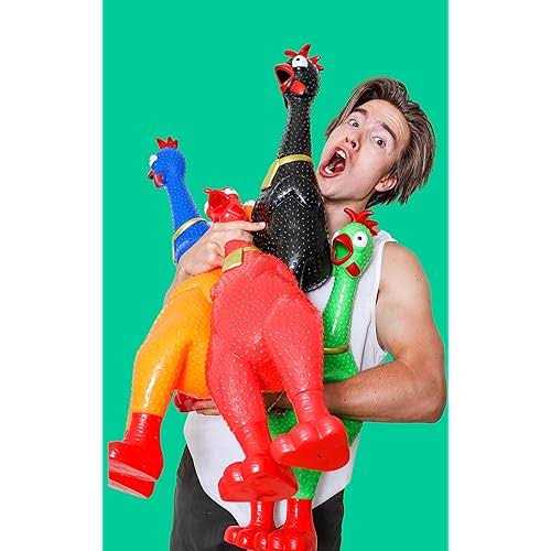 Squeaky Chicken Toy Z780