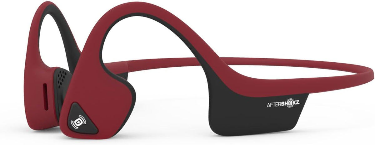 Slate Grey Bone Conduction Wireless Bluetooth Headphones with Reflective Strips V97782