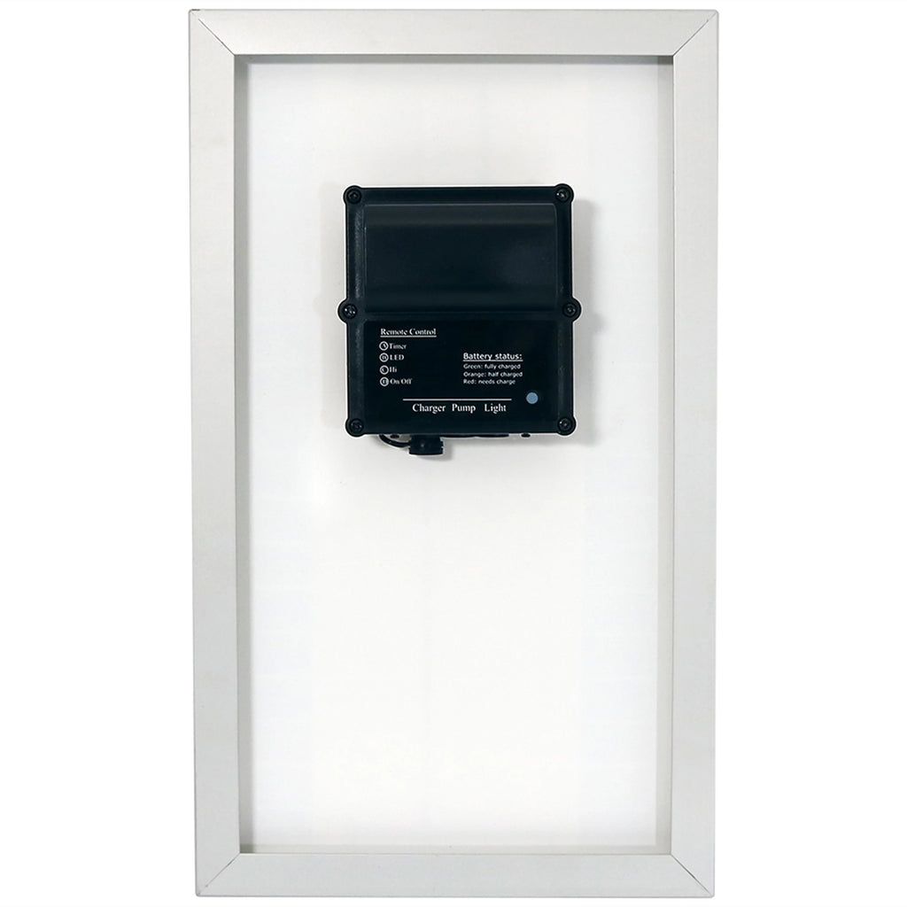 Solar Pump and Panel with Battery, Remote Control & Light M823