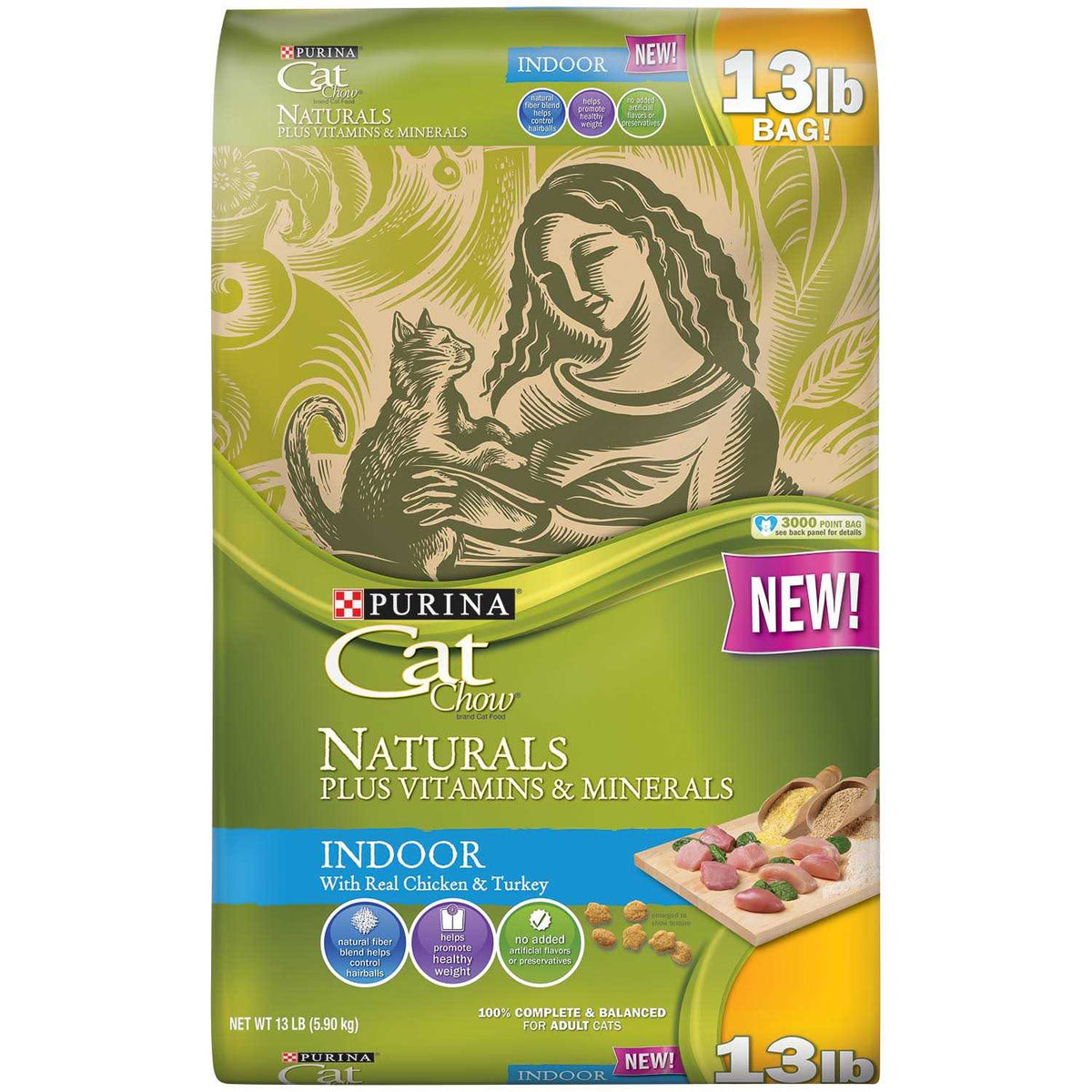 Naturals Indoor Dry Cat Food X469