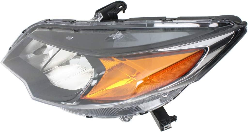 Halogen Headlight Assembly Pair for Honda Civic Coupe M28256