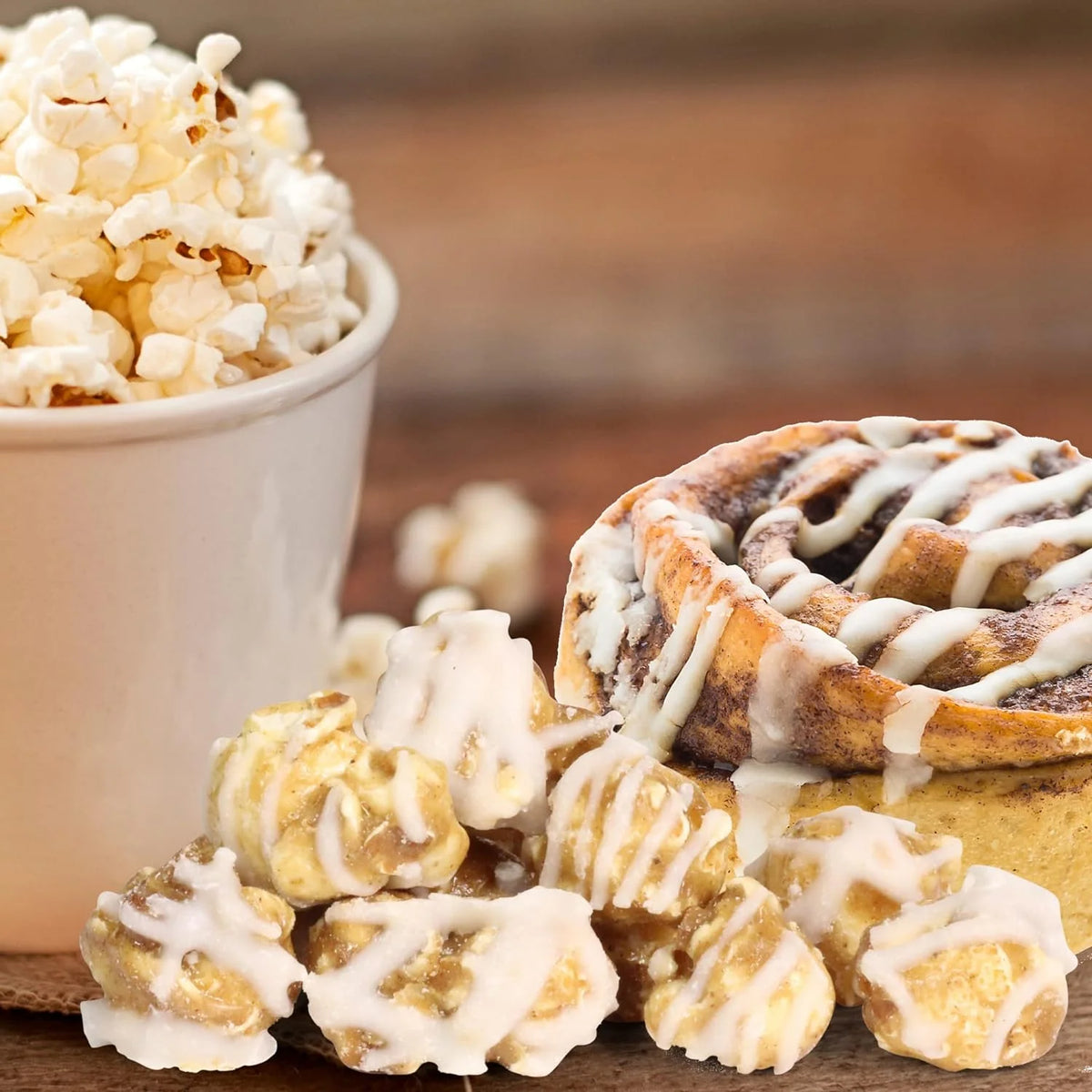 Cinnamon Swirl Popcorn 8 Oz Gluten Free Vegan F834