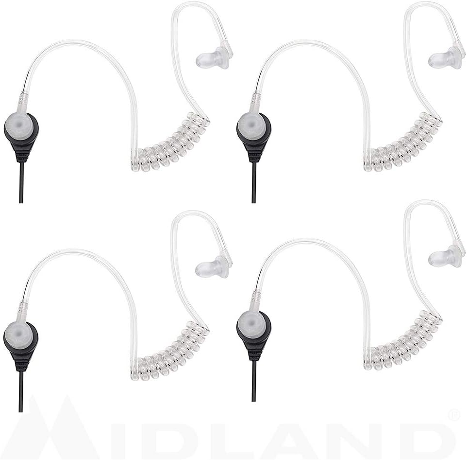 Transparent Security Headsets with PTT/VOX (4-Pack) U831721