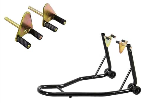Motorcycle Front Wheel Lift Stand 485LBS Black C8276