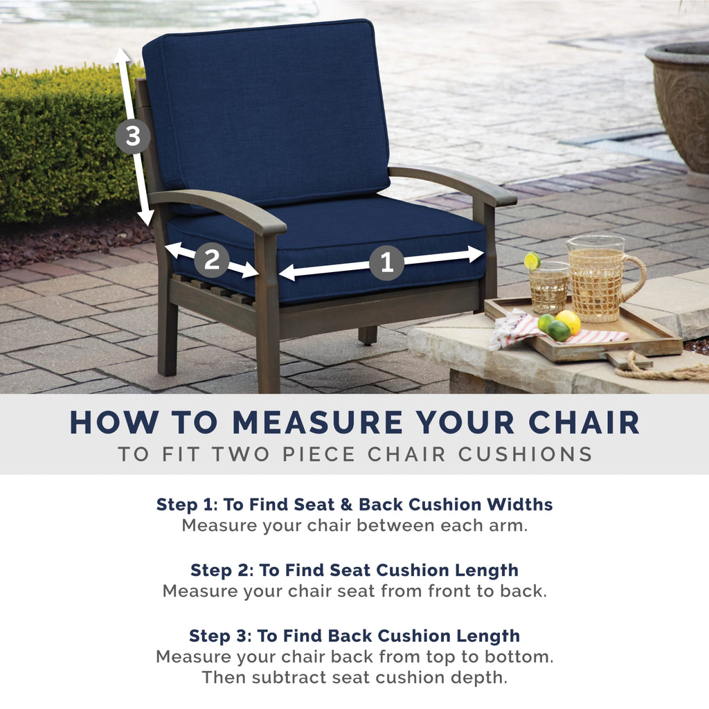 Outdoor Chair Cushion 20 x 21 D2355