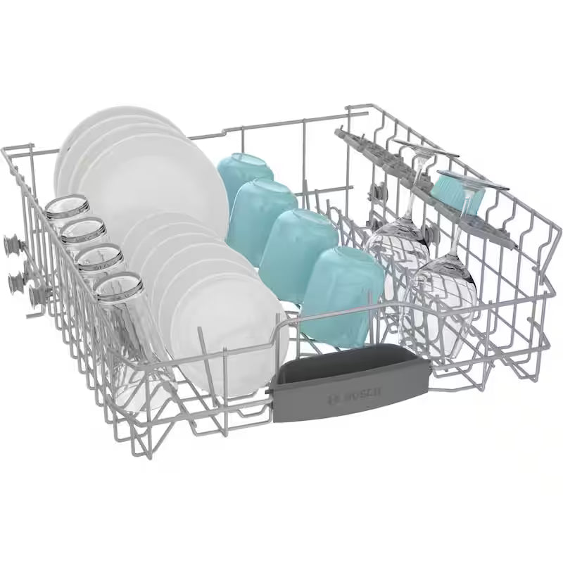 White Front Control Tall Tub Dishwasher with Stainless Steel Tub L65156