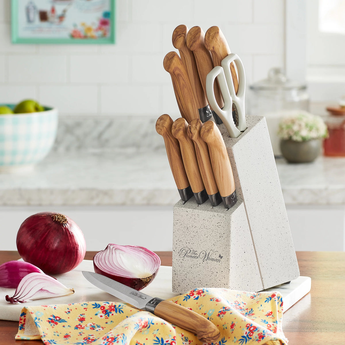 11-Piece Stainless Steel Knife Block Set Z385