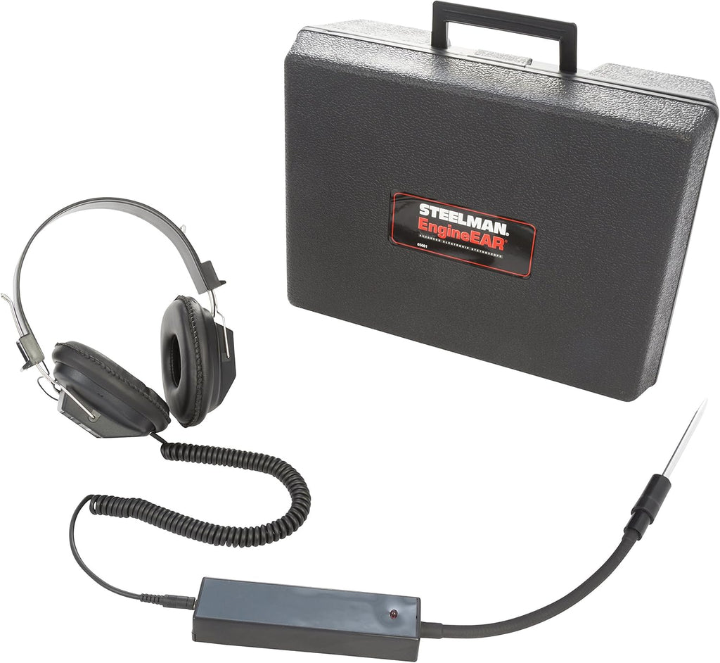 Noise-Canceling Stethoscope with Microphone, 9 Volt Battery, Pack of 2 C512