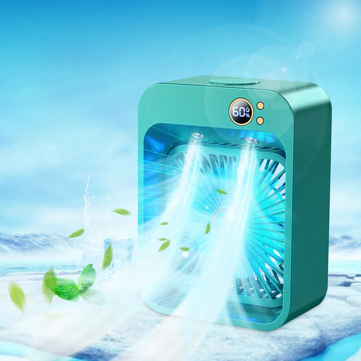 USB Mini Cooler Purification and Humidification Refrigeration Fan L831