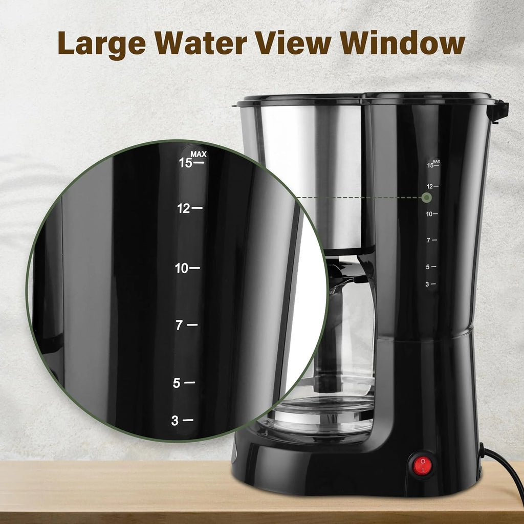 12 Cup Stainless Steel Drip Coffee Maker W14805