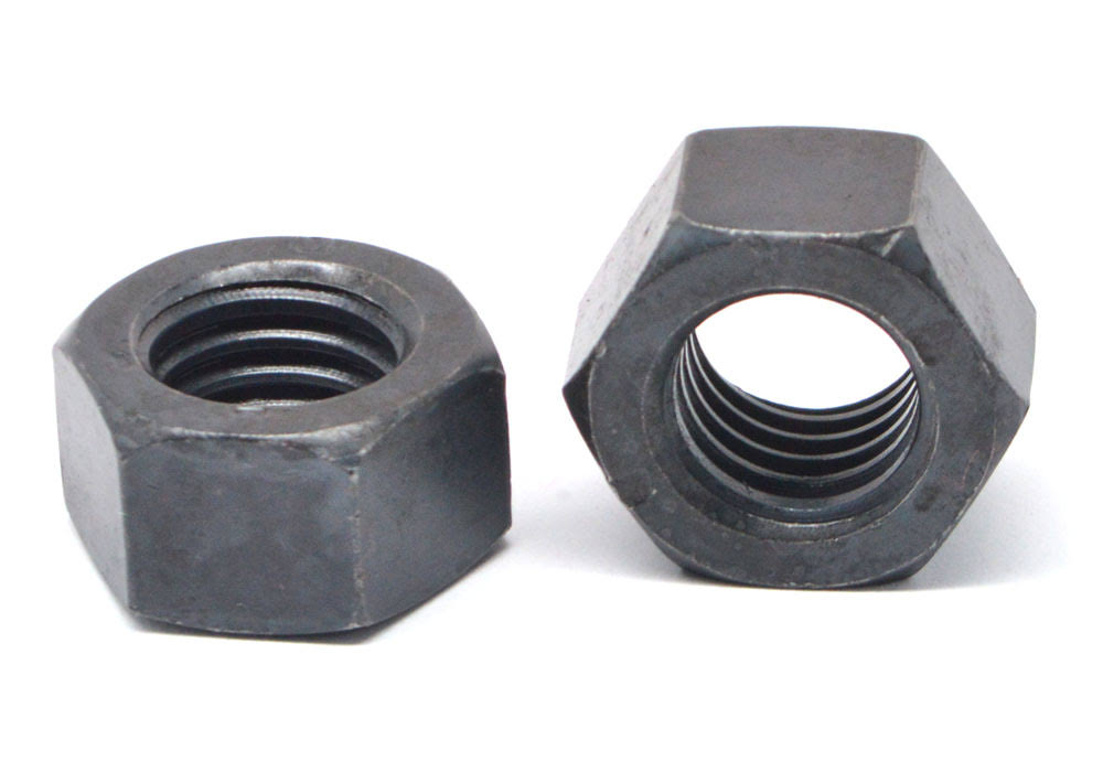 1 1/2x22-6 Coarse Thread Grade 8 Finished Hex Nut Medium Carbon Steel Black Oxide Pk 55 N340807