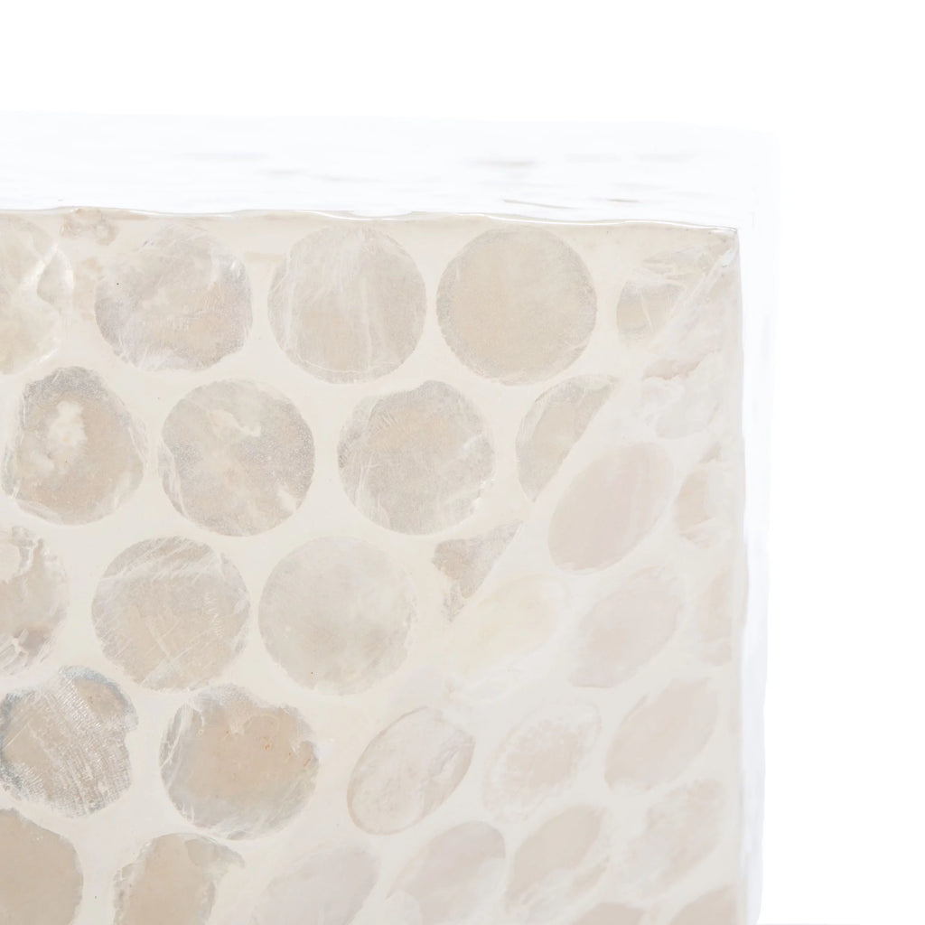 White Square Accent Table X956