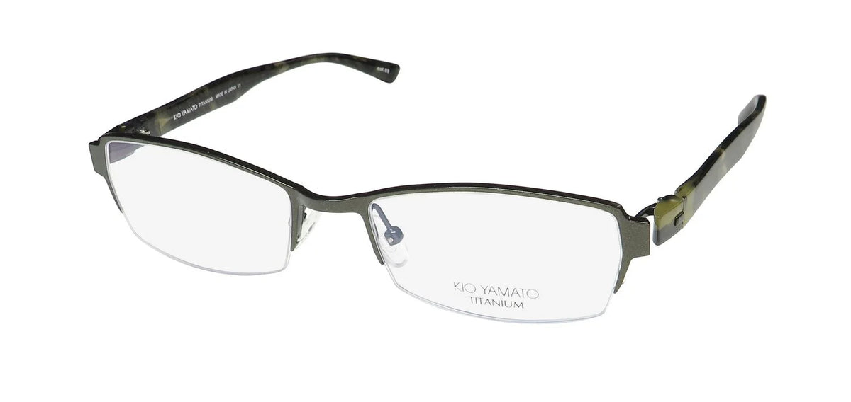 Titanium Half-Rimless Eyeglass Frame Y908436