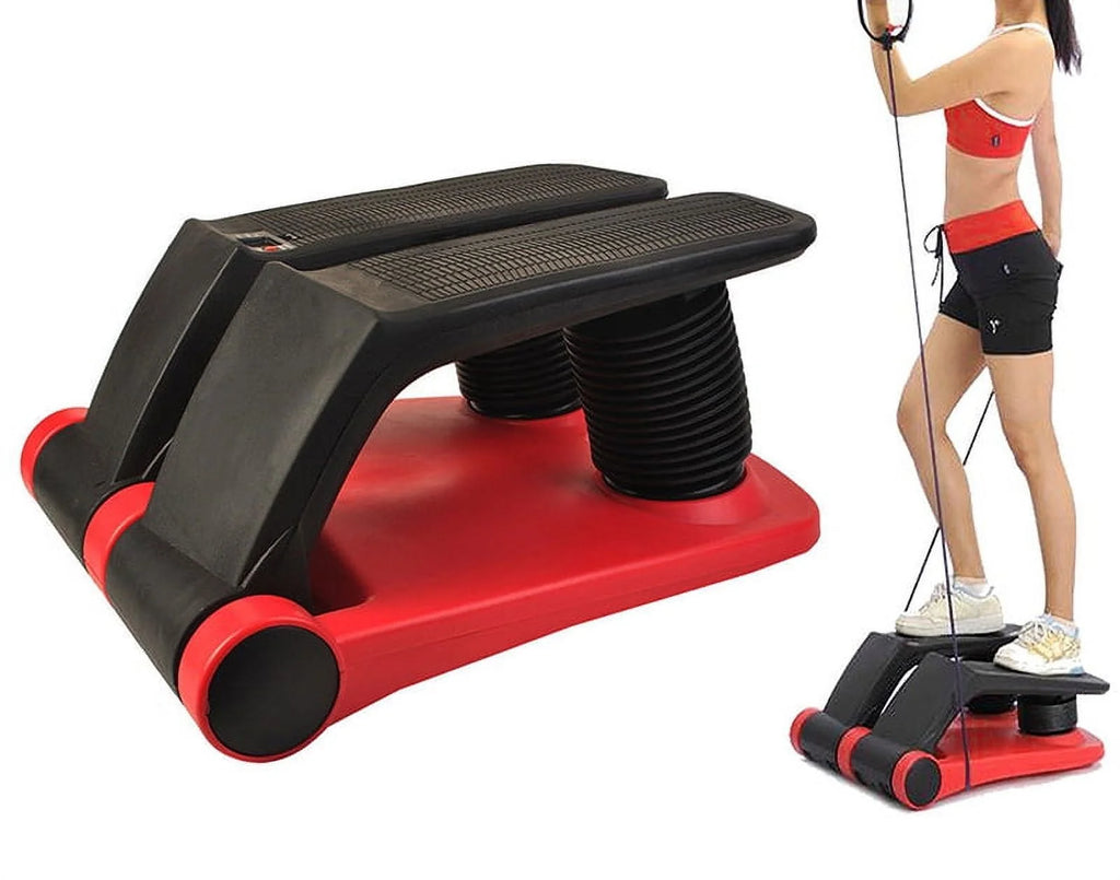 Air Stepper Climber Fitness Machine with Resistant Cord Q901778