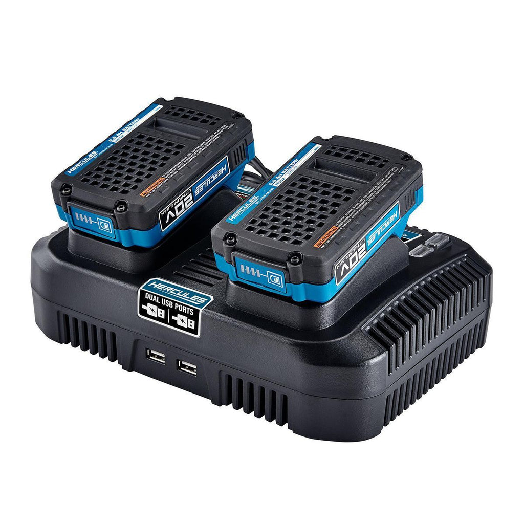 20/12V Lithium-Ion Multi-Voltage Dual-Port Charger with Dual USB N5177